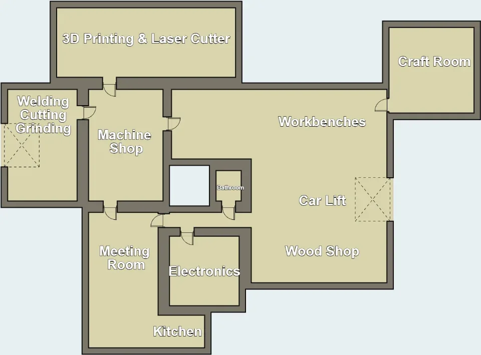 Bloominglabs floor plan