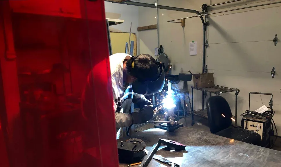 Welding area